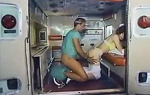 Horny classic doctor is banging his ts nurse