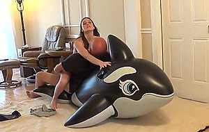 Melanie hicks: daddy's playground - sex on an inflatable whale