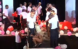 Busty milf birthday anal gangbang