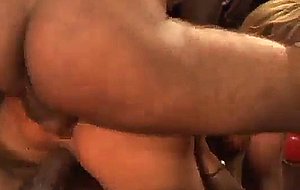 Busty milf birthday anal gangbang