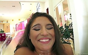 Abella danger has her both holes stretched with large toys