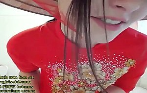 Big boobs wearing vietnamese outfit showing boobs and ass