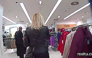 Fantastic czech girl is seduced in the hypermarket and