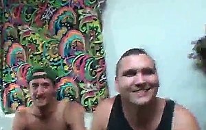 College lovelies get eaten out during dorm room party