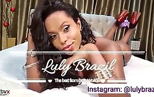 Hot black tranny cum twice!!!