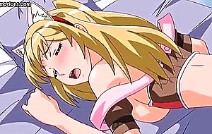 Beautiful animated girl gets drilled