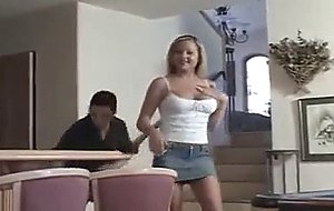 Babysitting for a honey babe and her boyfriend