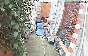 Shemale gets pleasure with male slut