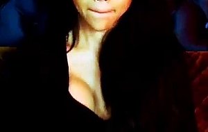 Shemale big cock on webcam
