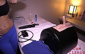 Patient gets milked on sybian