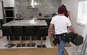 Aidra fox craving some cock and welcomes a repair guy