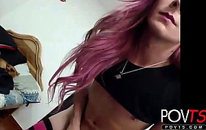 Redhead femboy intense dick cutie