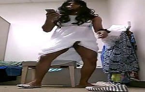Crossdresser caught trying dress and cumming in public