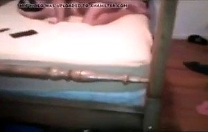 Husband films blindfolde wife...