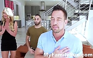 Hot milf phoenix marie fucks father & son for thanksgiving