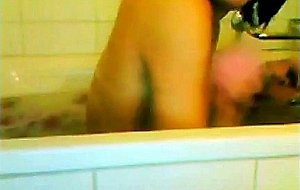 Homemade solo in a bath