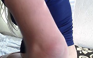 Cute crossdresser inserts vibrator