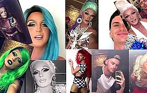 Drag queen transforms man