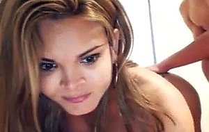 Tranny balls licking on cam