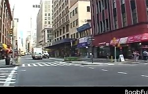 Teenage brunette picked up for honey sex in vacation