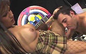 Sexy tranny drills intense stud ass