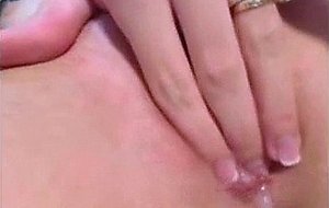 Horny girl masturbates dildo and orgasm webcam room