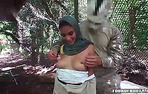 Hot hijba girl fuck in forest
