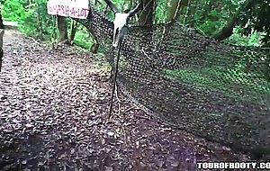 Hot hijba girl fuck in forest