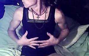 Amateur crossdresser solo