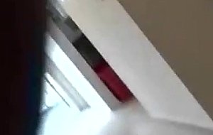 Gorgeous brunette ex cumshot on tits