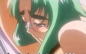 Tied hentai nurse intense strapon fucked