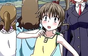 Hentai teen sex slave gets hairy cunt drilled intense