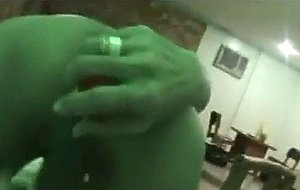 Cute asian trap blows and gets her ass toyed 