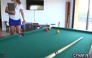 Teen in clothes cum dump 