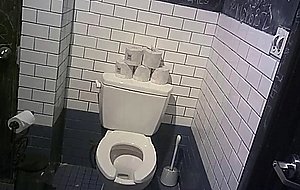 Hidden cam public toilet  