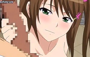 Teenie anime babe getting muff fucked