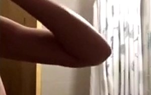 Girl shows her body in the shower 