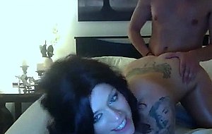 Hot couple fuck on webcam