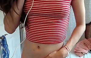 Long hairy dick teenager femboy has precum