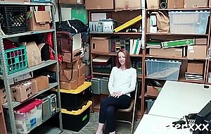 Ginger teen gets arrested and fucked 