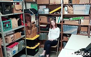 Ginger teen gets arrested and fucked 