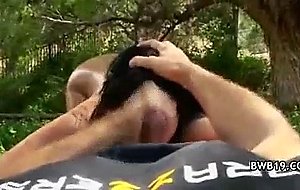 Wild hottie takes a big dick in the ass