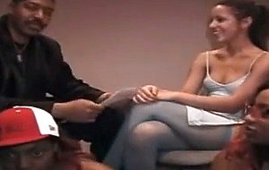 Amateur teen shows her ass before touching cunt