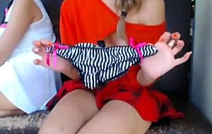 Two sweet teens flash in a cafe, 73 