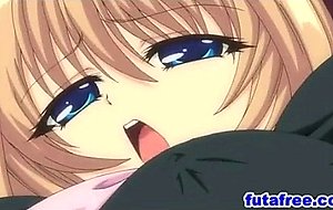 Cute futagirl gets slammed intense in toilet