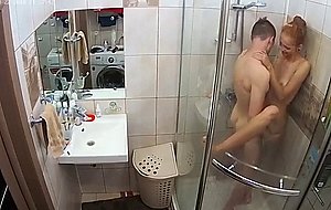 Fucking skinny wife in the shower