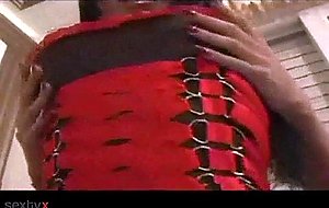 Yummy shemale beating off till cumshot