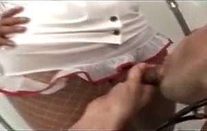 Anal drilling from a latina ts nurse