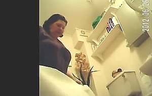 Spy cam of my wife in bathroom