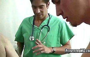 Horny patient getting fucked intense by his doctor